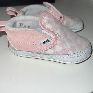 Pink infant vans